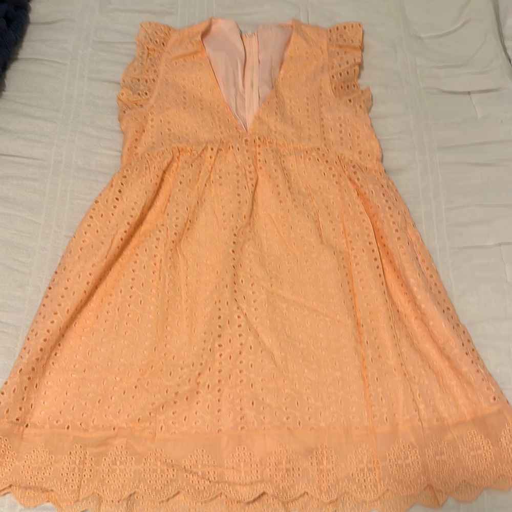 Peach Mini Dress